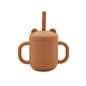Children Portable Binaural Cup Straw